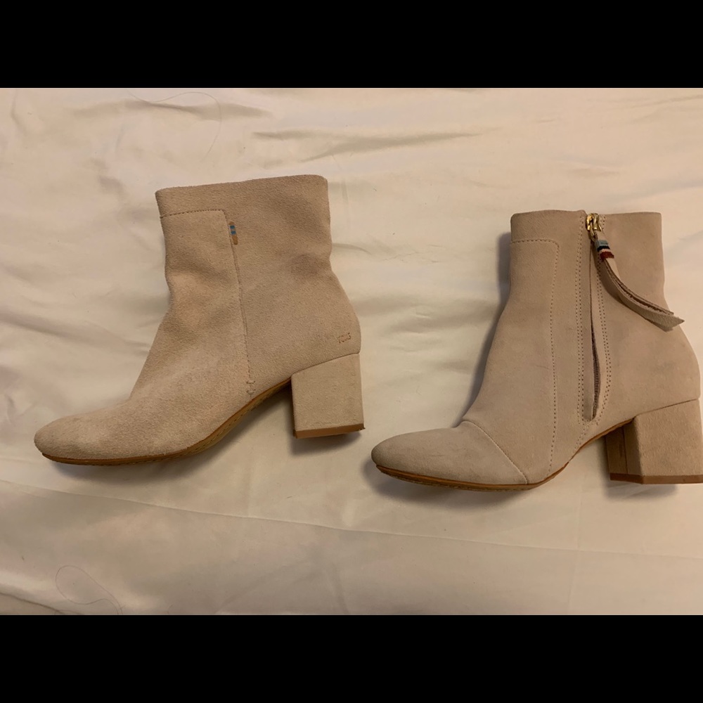 Blush TOMS booties
